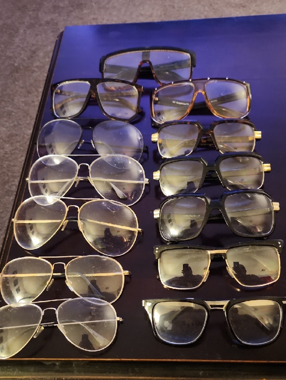 Classic Black and Tortoiseshell Men’s Eyeglasses - Pack of Mixed Frames - Picture 3 of 4